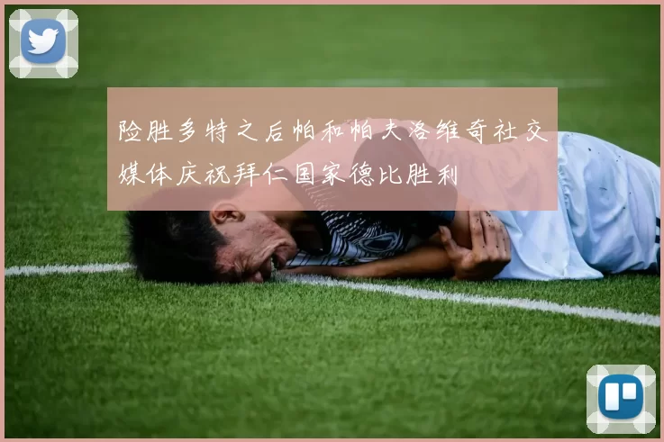 险胜多特之后帕和帕夫洛维奇社交媒体庆祝拜仁国家德比胜利